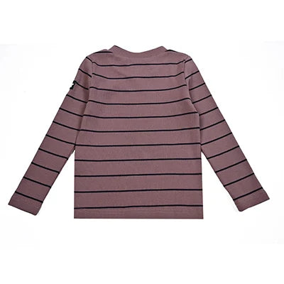AA-Velour and Striped Layered Set Kids Clothes Sibling Matching Girl Dress Boys Top Baby Romper V Neck Children Family Matching