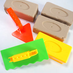 3 PCS Snow Toy Beach Sand Fun Brick Maker Sand Castle Mold For Winter And Summer Build Snow Outddor Children's Birthday Toy Gift