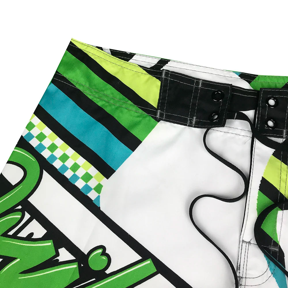Summer New Fashion Trend Mens Beach Shorts Bermuda Phantom  Quick Dry Swimwear Casual Print Diving Surfwear men swimming shorts