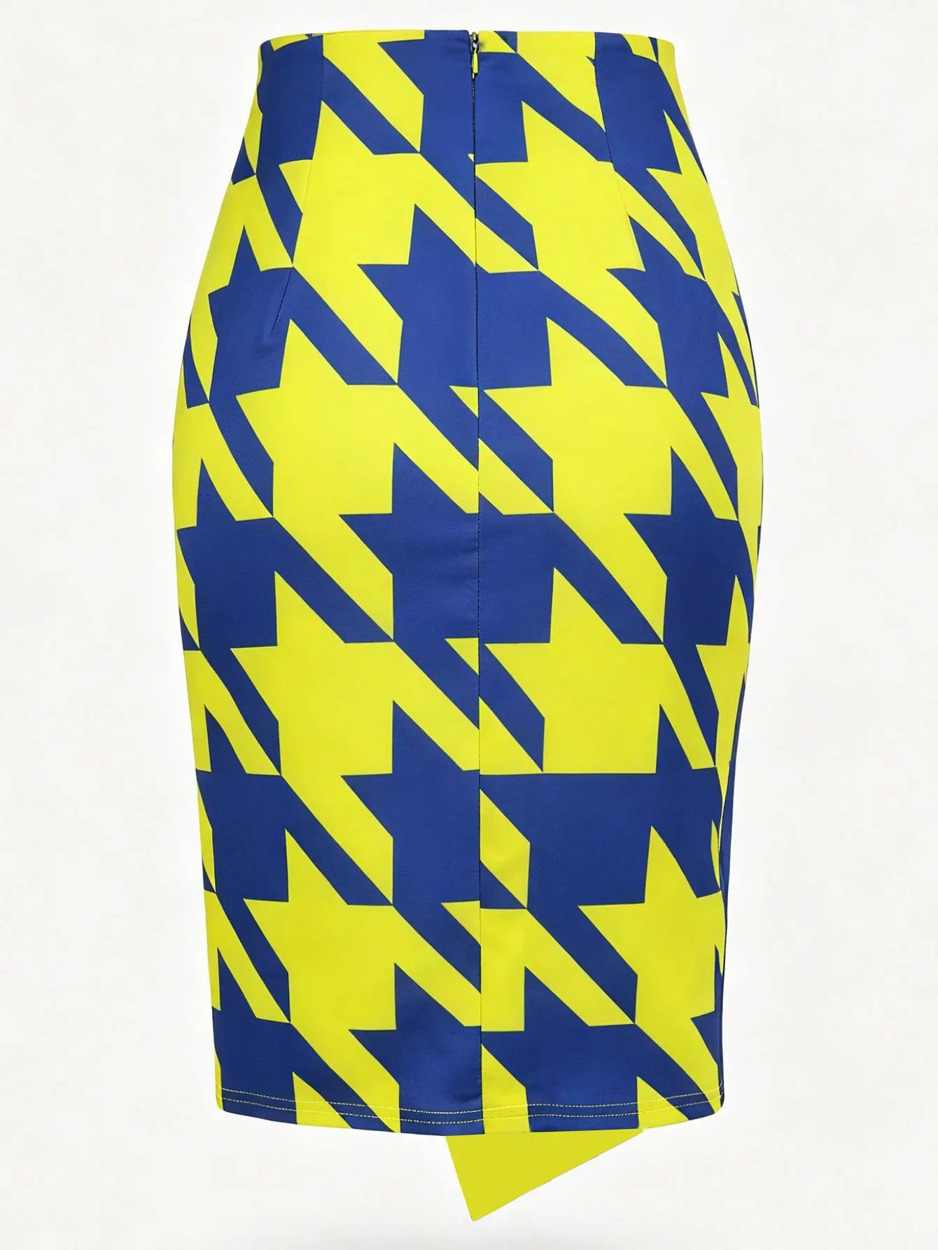 Women Wear to Work Pencil Skirts for Women Elastic High Waist Wrap Twist Front Knee Length Bodycon Skirt