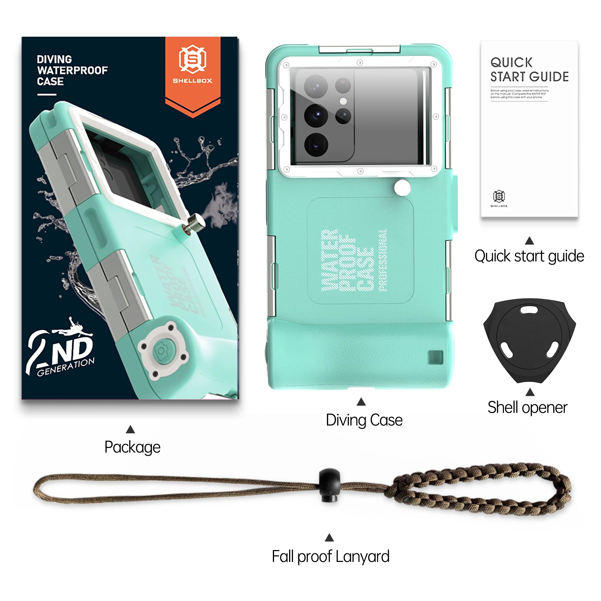New Multifunctional Durable Waterproof 15m /50Ft Universal 6.9inch Waterproof Phone Case Underwater Photography Ip68 Professional Diving Suitable for Iphone/Samsung/Xiaomi/Huawei/Google