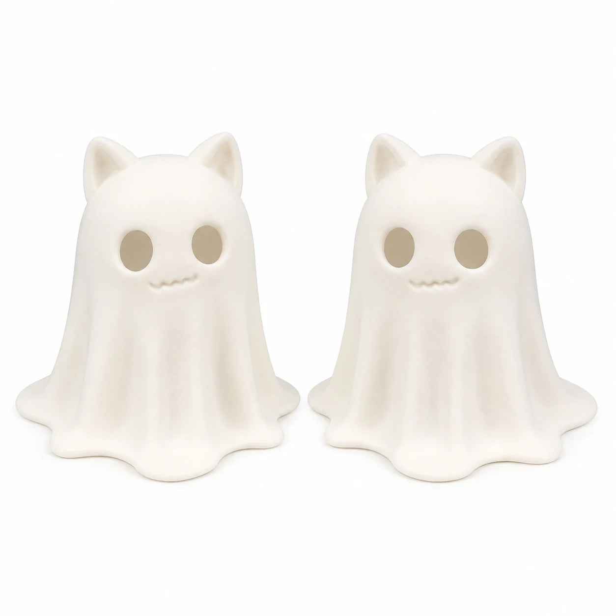 Cute Middle Finger Ghost Statue, Small Halloween Decor for Home, Centerpiece for Coffee Table, Adorable Horror Figure