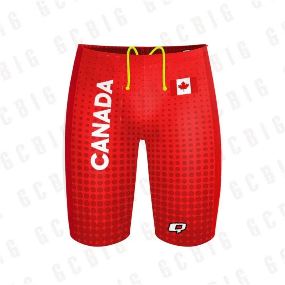 2023 New Boys Jammers Sports Surf Shorts Mens Summer Trunks Swimwear Training Swim Shorts Trunks Swimsuits Beach Swimming Pants