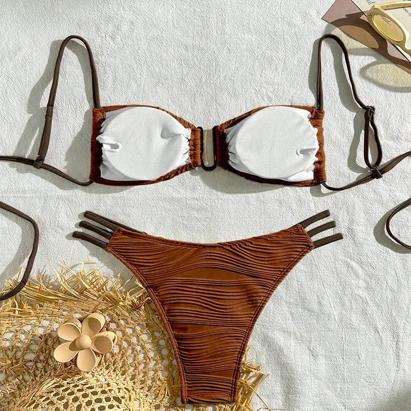 Sexy Swimsuits Women's Swimwear Bikinis Push Up Female Beach Swim Wear Bathing Suits Brazilian Bikini Set купальник ж