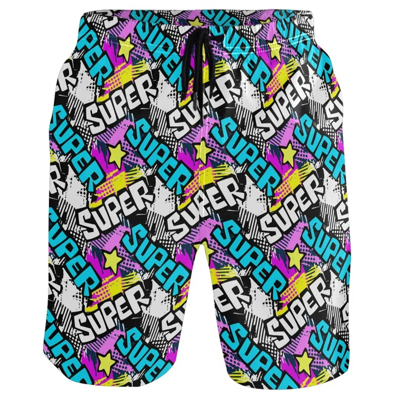 Funny Pig Graphic Beach Shorts for Men 3D Print Duck Board Shorts Sports Gym Swim Trunks Swimsuit homme Cool Ice Shorts Pants