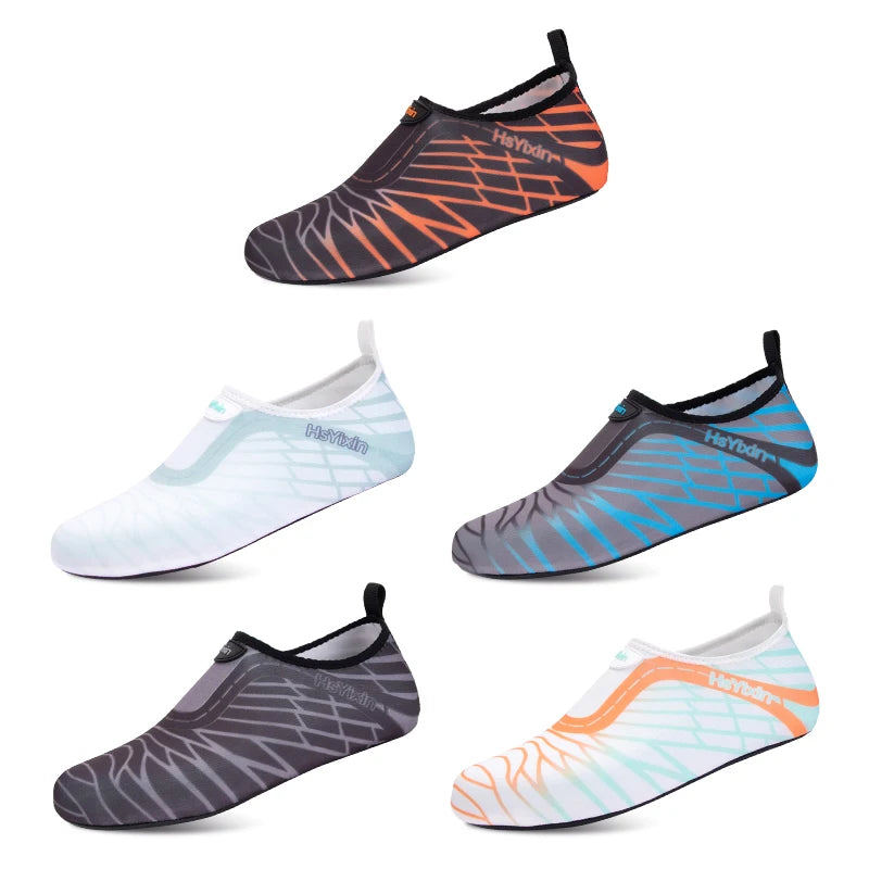 Lightweight, foldable portable travel Aqua shoes water shoes barefoot sand inspired shoes beach snorkeling swimming water shoes