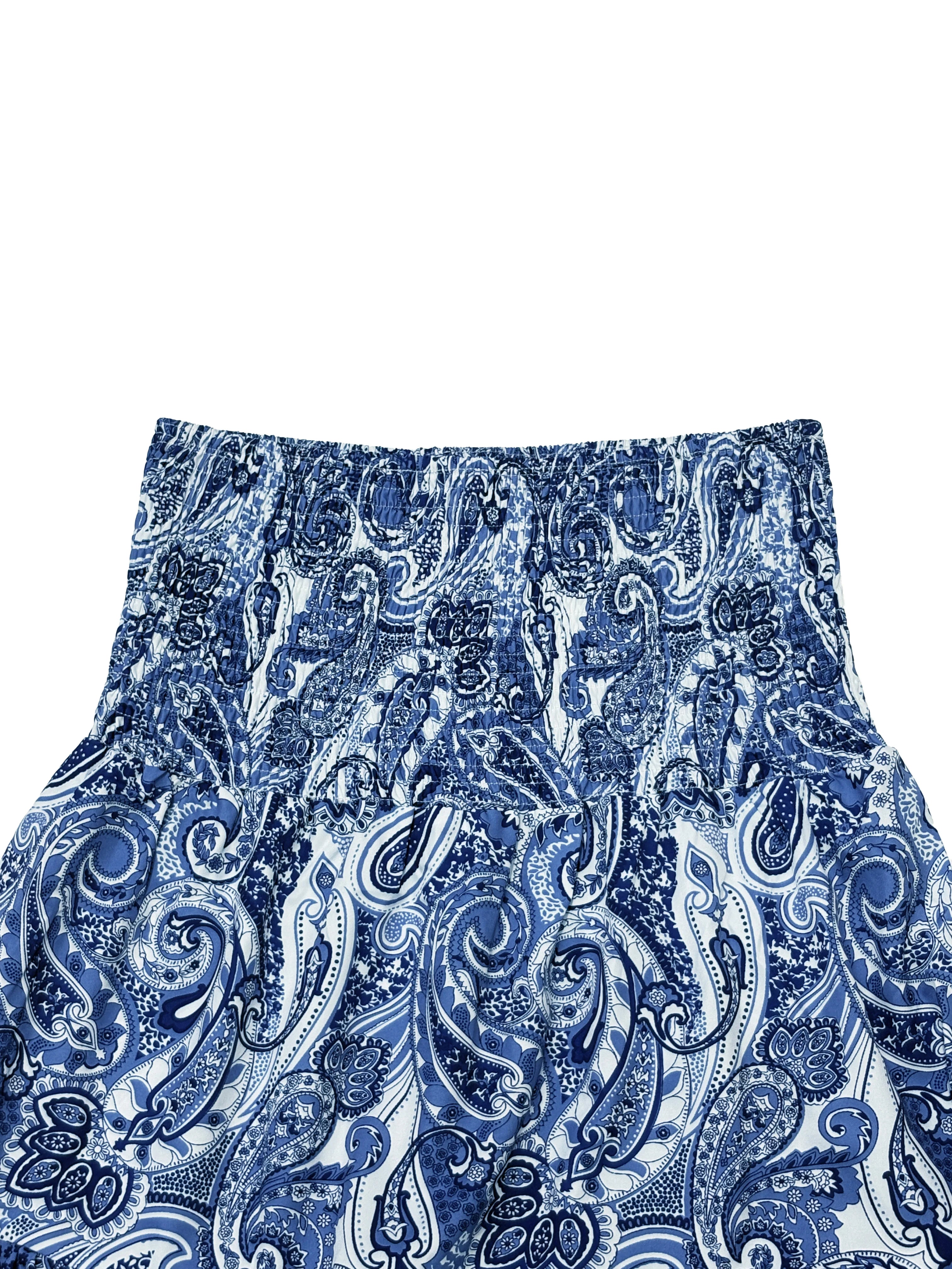 Vacation Style Stretchy Waist Long Maxi Skirt - Flowy Beach Skirt with Elastic Waistband