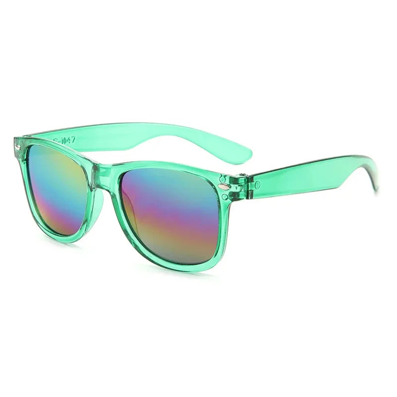 Children's Square Frame Sunglasses, Sun Protection Sunglasses, Simple and Versatile, Fashion Trend, New Document, Summer 2024