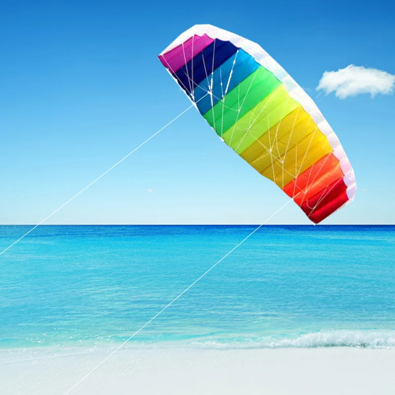 Large 250cm sports kites flying dual line power kites outdoor toys beach kite board wind kites toys kitesurfing ripstop nylon