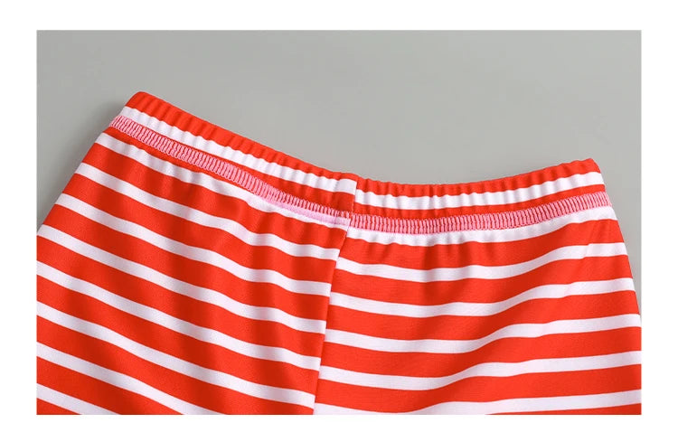 Boys Girls Cartoon Cute Swimwear Spring Summer Beach Clothing Set Sun Protection Long Sleeve Swimming Suits Kids Bathing Suit
