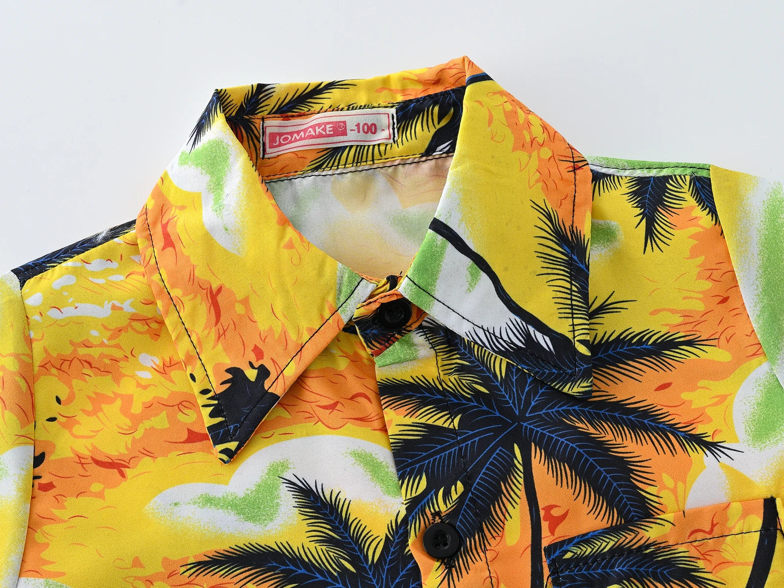 Cool Cozy Summer Coconut Palm Beach Shirts for Boys and Girls