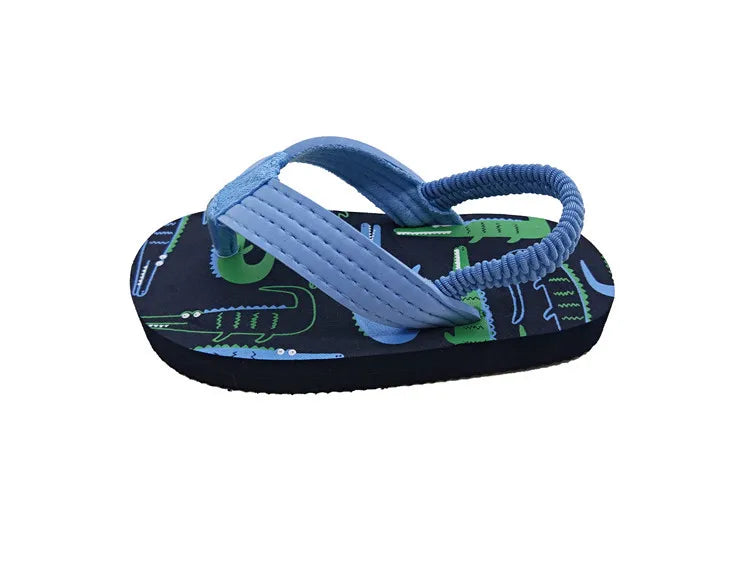 Toddler Flip Flops Shoes Little Kid Sandals with Back Strap Boys Girls Water Shoes for Beach and Pool