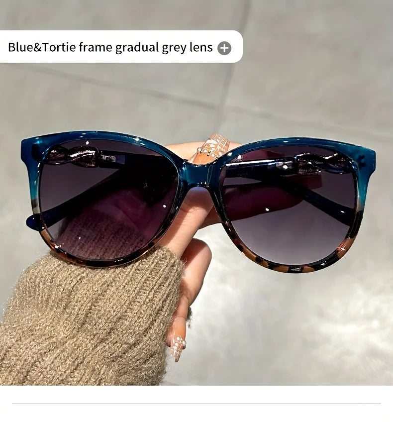 Women's Cat Eye Sunglasses Retro Butterfly Sunglasses Women's Fashion Mountaineering Sunglasses
