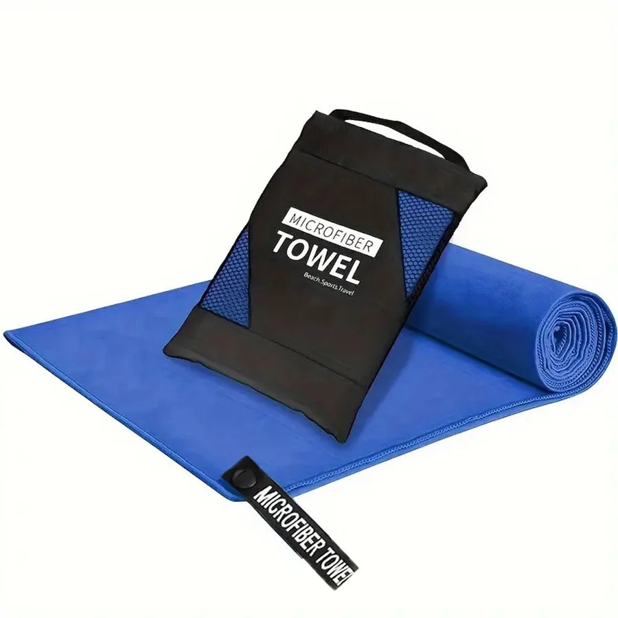 Quick-Drying Sports Towel Thick Sand Free Microfiber Towel Super Absorbent Soft Compact Beach Swim Travel Camping Towel 1pc
