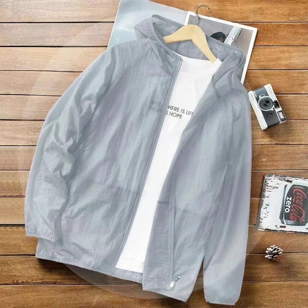 Quick Dry Breathable Sunscreen Coat Women Men Lightweight Coats for Running Camping Hiking Traveling UV Protection Thin Jackets
