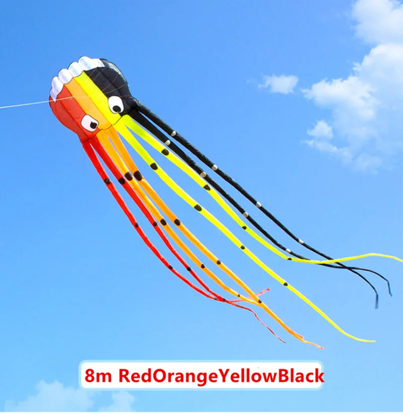 Octopus kites soft kites flying for adults kites professional wind kites inflatable kites gel blaster parachute fabric sport bag
