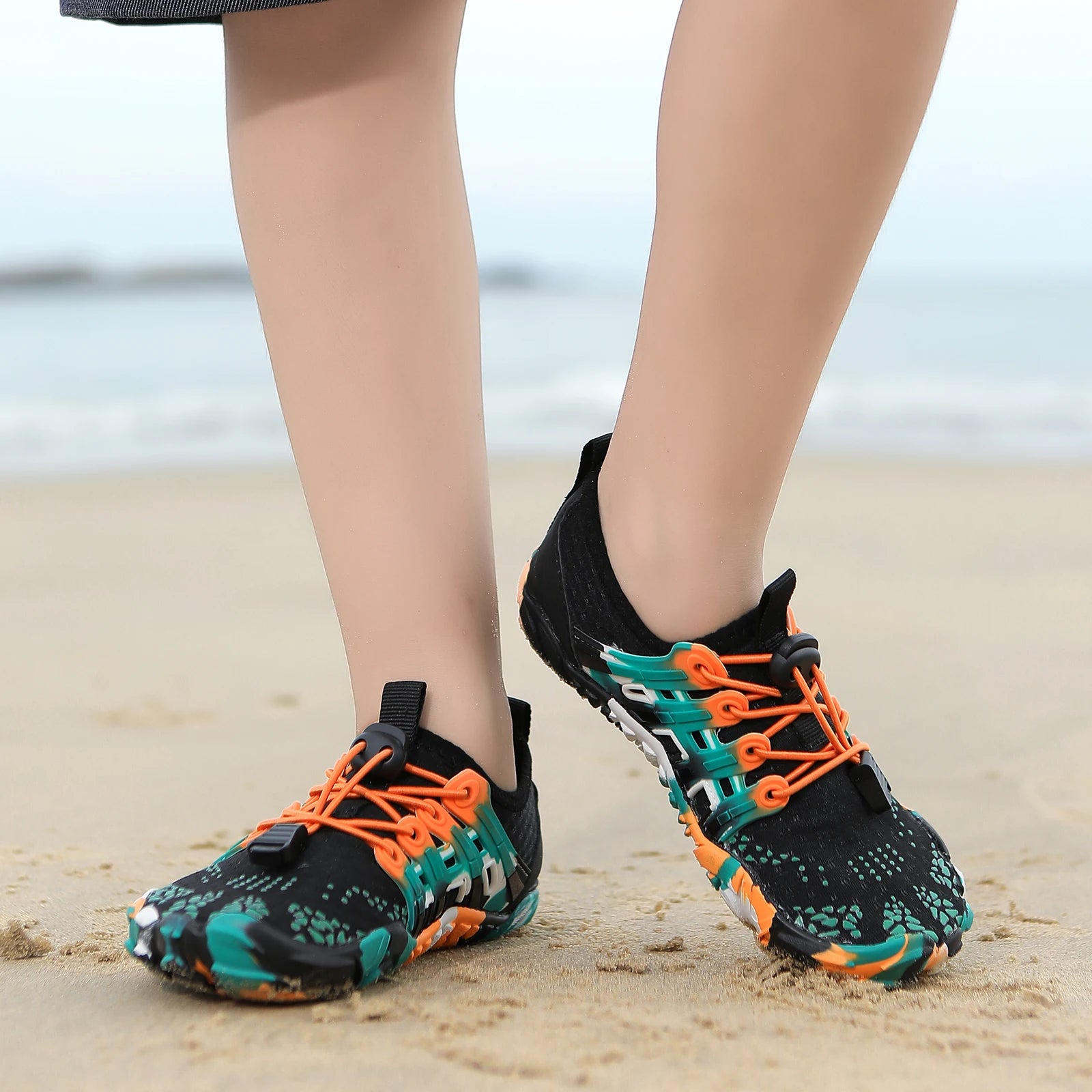 Children Outdoor Water Shoes Barefoot Aqua Five Fingers Sock Swimming Breathable Hiking Wading Beach Outdoor Upstream Sneakers