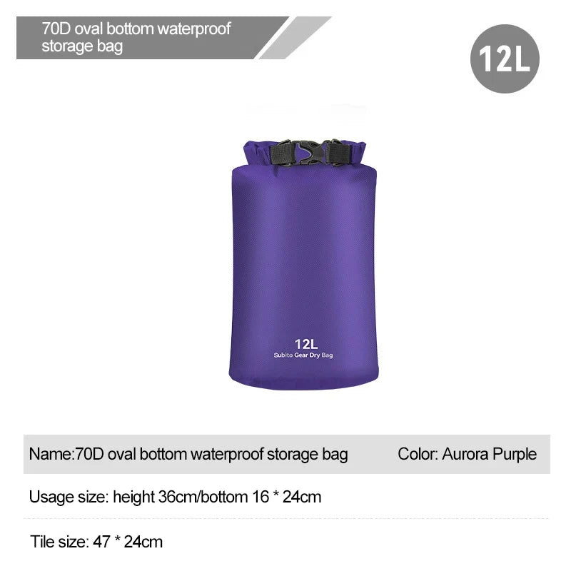 3L/5L/12L/20L/35L Waterproof Dry Bag Sack Outdoor Ultralight Drifting Swimming Clothes Storage Bag Rafting Kayaking Sport Bag