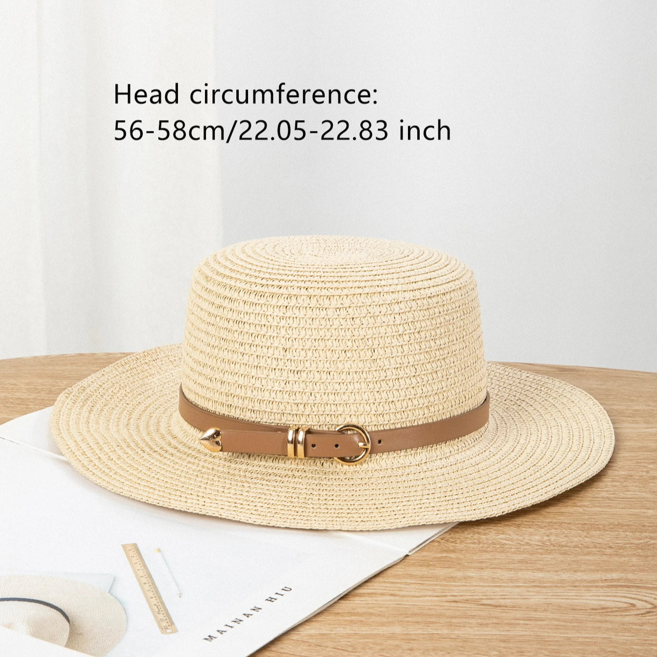 New summer and spring women's styles - Beach style - Wide-brimmed hat - - Casual vacation foldable straw hat - Sun hat
