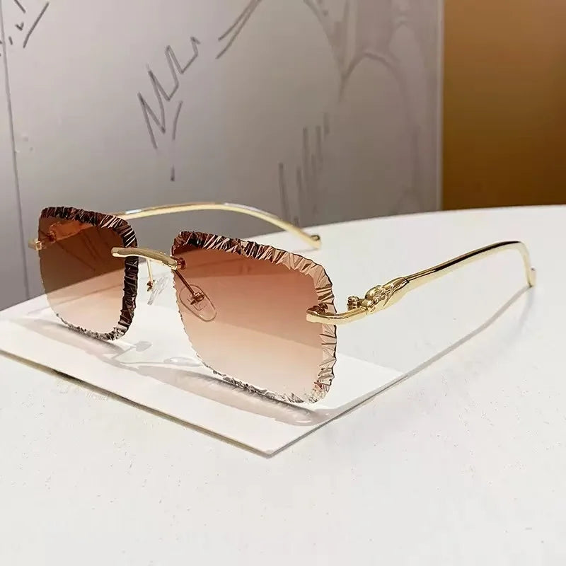 1pc European Men's and Women's Box Fashion Sunglasses for Summer Sunshade, Sunscreen, UV Protection, Sports Glasses Frame for St