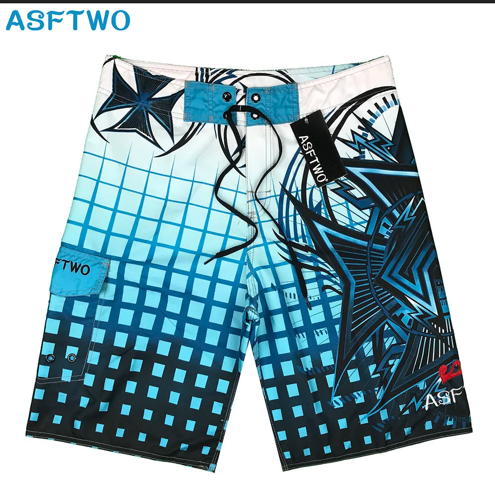 Summer Quick Drying Men Surf Beach Shorts Fitness Muscle High Quality Water Sports Men Beach Shorts  swimshorts  bermuda homme
