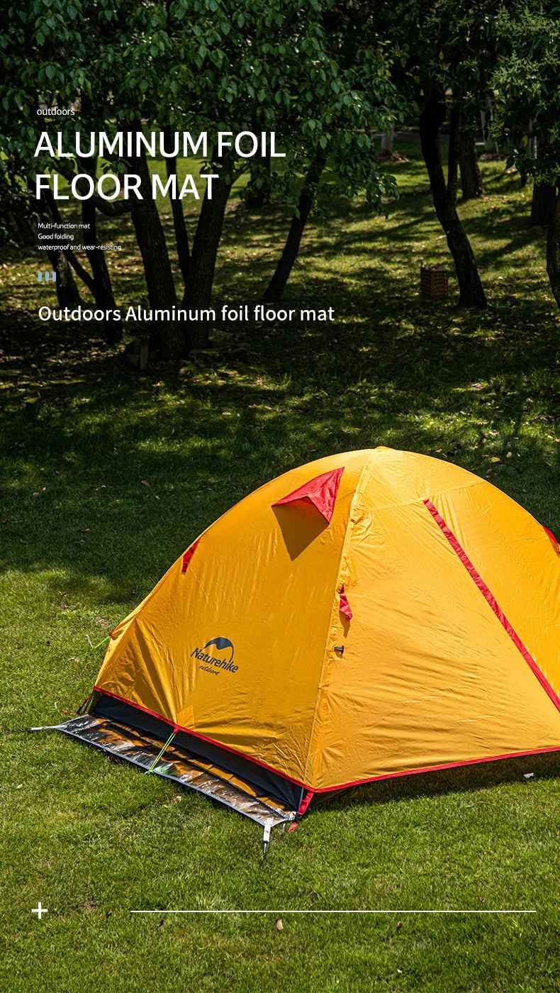 Naturehike Camping Groundsheet Foam Foil Blanket Multifunctional PE Aluminum Foil Moisture Outdoor Beach Picnic Mat Waterproof
