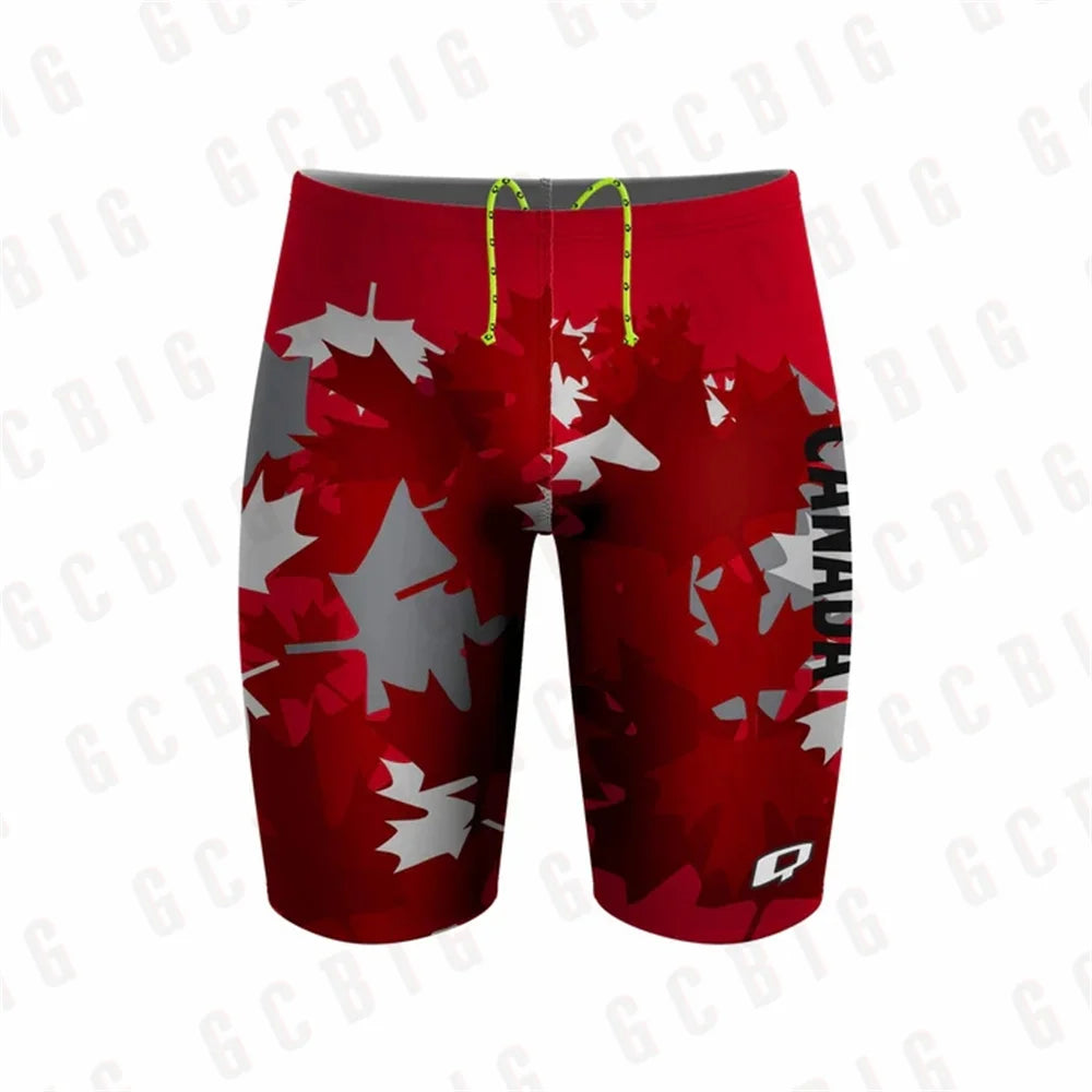 2023 New Boys Jammers Sports Surf Shorts Mens Summer Trunks Swimwear Training Swim Shorts Trunks Swimsuits Beach Swimming Pants
