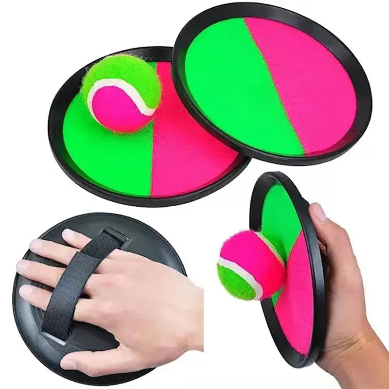 Beach Backyard Adhesive Target Ball Set - Family Outdoor Throwing Catching Game Lawn Children's Interactive Fun Toy