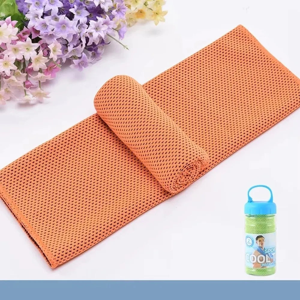 Breathable Cooling Towel Ultra Soft Lightweight Microfiber Towels Sunstroke Prevention Quick Drying Yoga Swimming Gym Towel