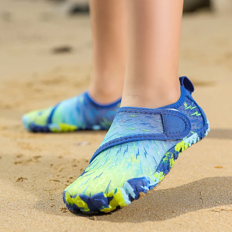 Children Outdoor Water Shoes Barefoot Aqua Five Fingers Sock Swimming Breathable Hiking Wading Beach Outdoor Upstream Sneakers