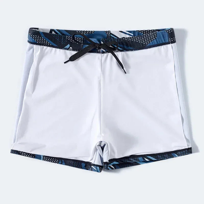 Men's Swimsuit Bikini with Elastic Drawstring Outdoor Sports Pool Training Quick-drying Briefs Team-specific Racing Underwear