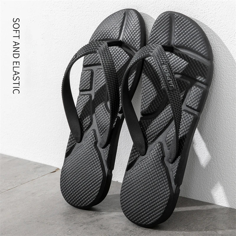Fashion Black Massage Slippers Men Flip Flops Sale Big Size 50 Casual Slides Men Non Slip Beach Slippers for Men Chanclas Hombre