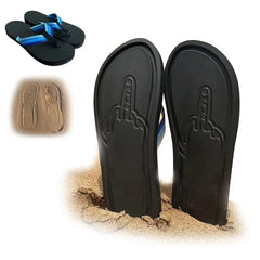Funny Flip Flops New Thick Sole Flat Casual Summer Beach Outdoor Sandals Figure With Legs Non Slip Comfortable Walking In Stock