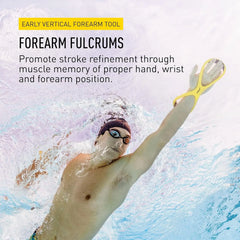 8 Shape Swimming Trainer Forearm Brace Wear Resist Swimming Aid Tool Swimming Forearm Fulcrum for Backstroke Breaststroke Swim