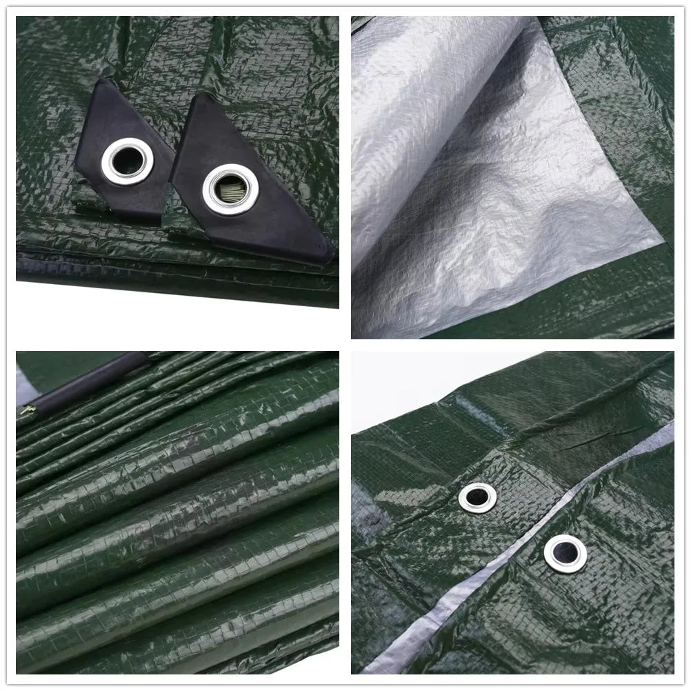 5x3m 4x3m 3x3m Large Waterproof Tarp Camping Tent Outdoor Shade Sail Ultralight Garden Canopy Awning Tourist Beach Sun Shelter