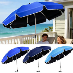 360 Adjustable Chair Umbrella With Clamp 23-inch Beach Chair Sunshade Camping and Fishing Umbrella Anti-Uv Beach Chair Parasol