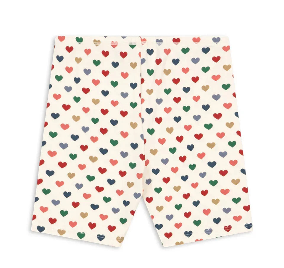 Children Clothes Set 2025 KS Summer Girls Floral Tops Shorts Set Girl Heart Print Slip Dress Kids Short Sleeved Vacation Suit