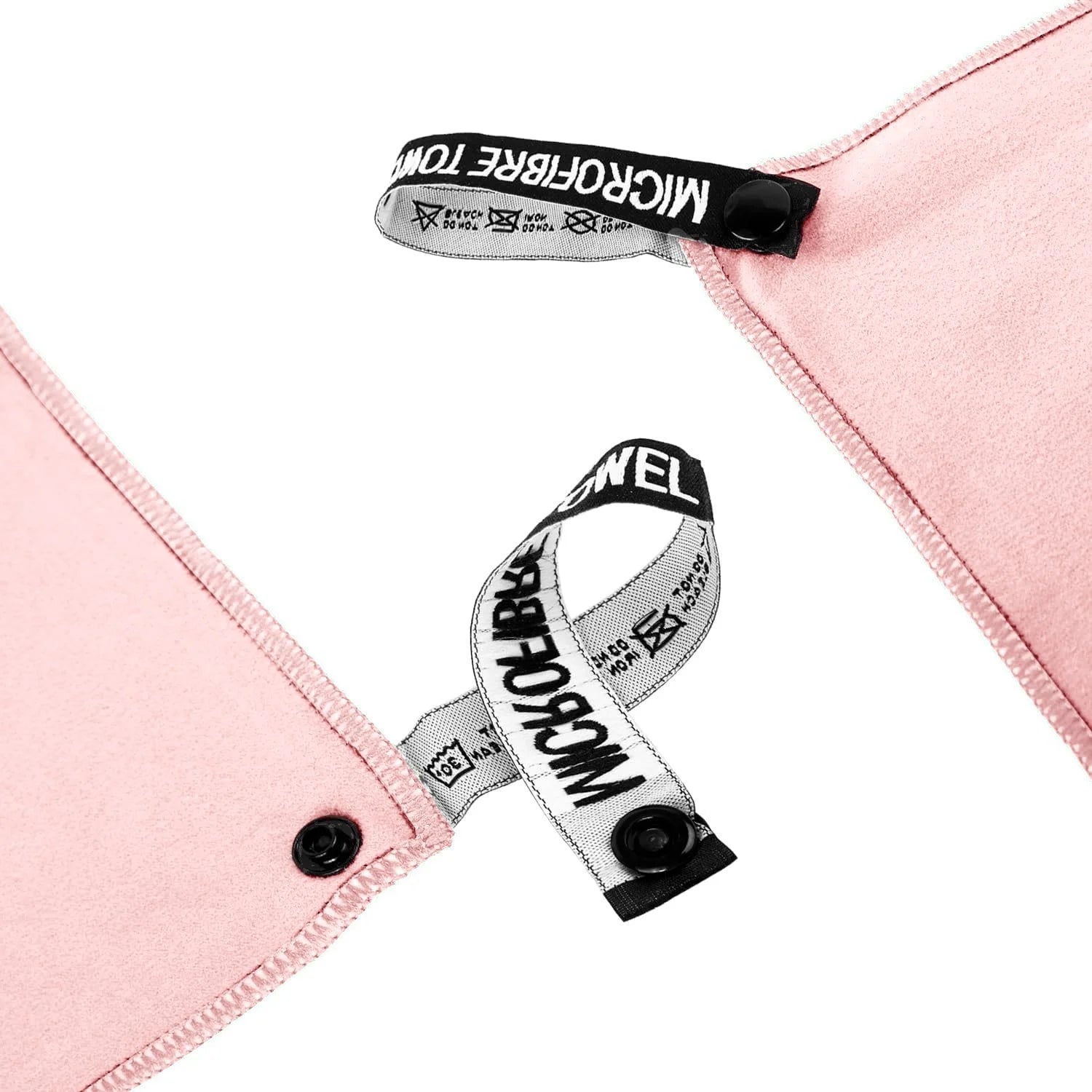 1PC Baby Pink Microfiber Towel Perfect Travel Gym Camping Towel Quick Dry Super Absorbent  Ultra Compact Lightweight Beach Towel