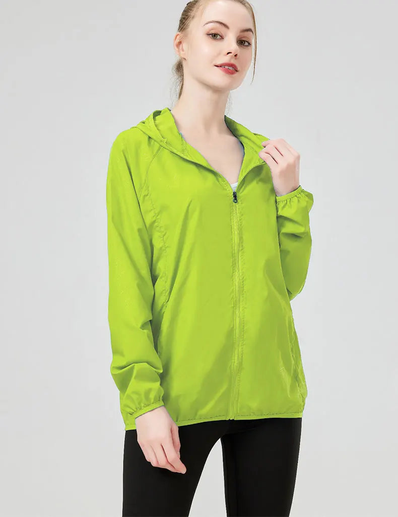 Men Women Hiking Jacket Waterproof Quick Dry Camping Hunting Clothes Sun-Protective Outdoor Sports Coats Anti UV Windbreaker