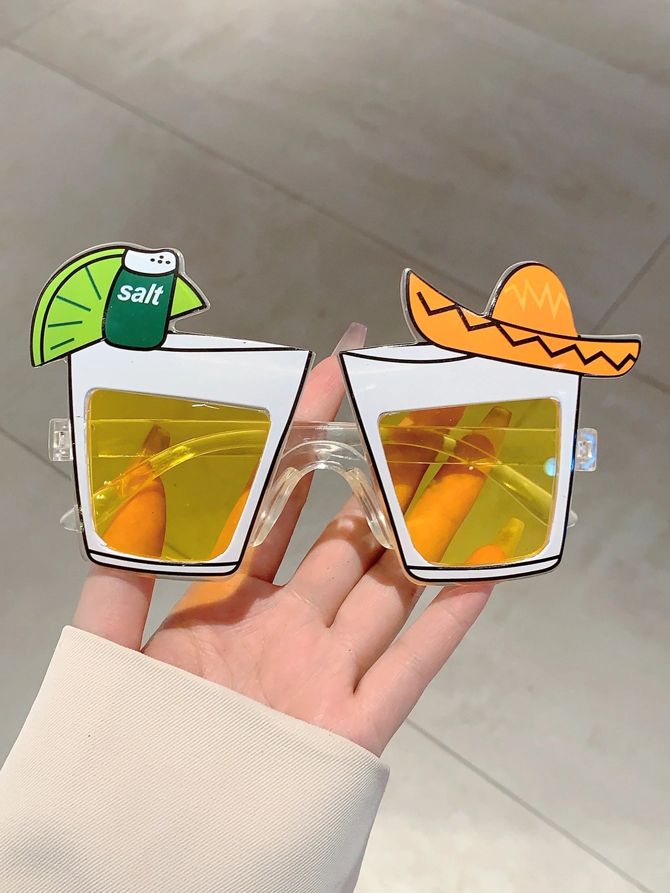 KAMMPT Novelty Party Shades Fun Hawaiian Tropical Fancy Photo Props Eyewear Summer Beach Party Decor Crazy Glasses for Adults