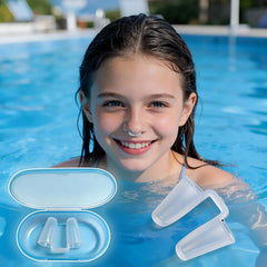 Silicone Nose Clips for Swimming, Anti-Choking Snorkel Nose Plug for Pool Beach Diving Water Sports Outdoor Travel