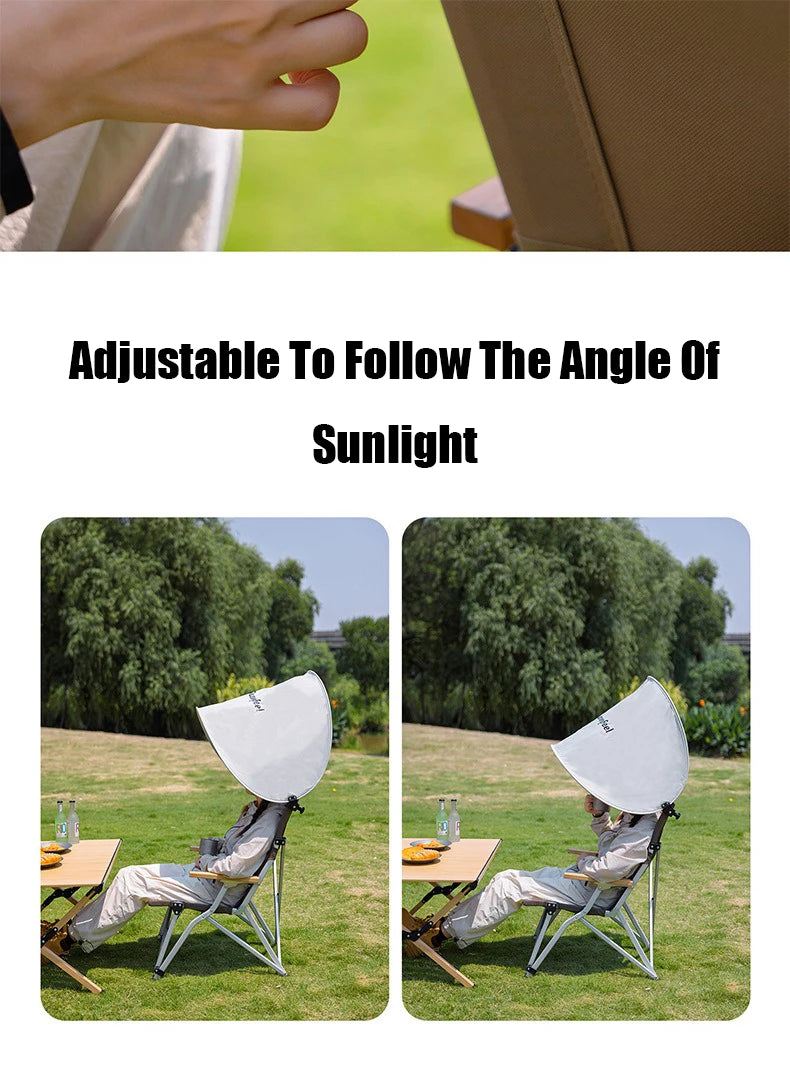 Mini Folding Outdoor Beach Chair Sunshade Lightweight Portable Camping Shelter Shade Tent Outdoor Camping Accessories