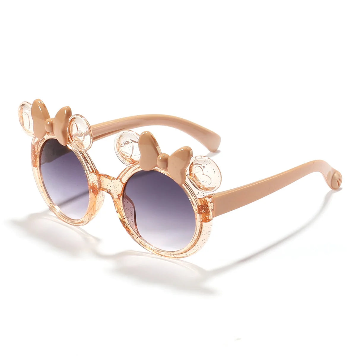 2025 Cartoon Cute Photo Concave Shaped Glasses Children's Bow Candy Colored Sunglasses For Girls, Trendy Sunglasses,