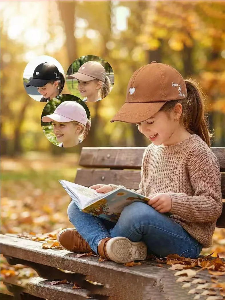 3-12YChildren can wear high ponytails, sunshades, baseball caps, sun hats and baseball caps in summer