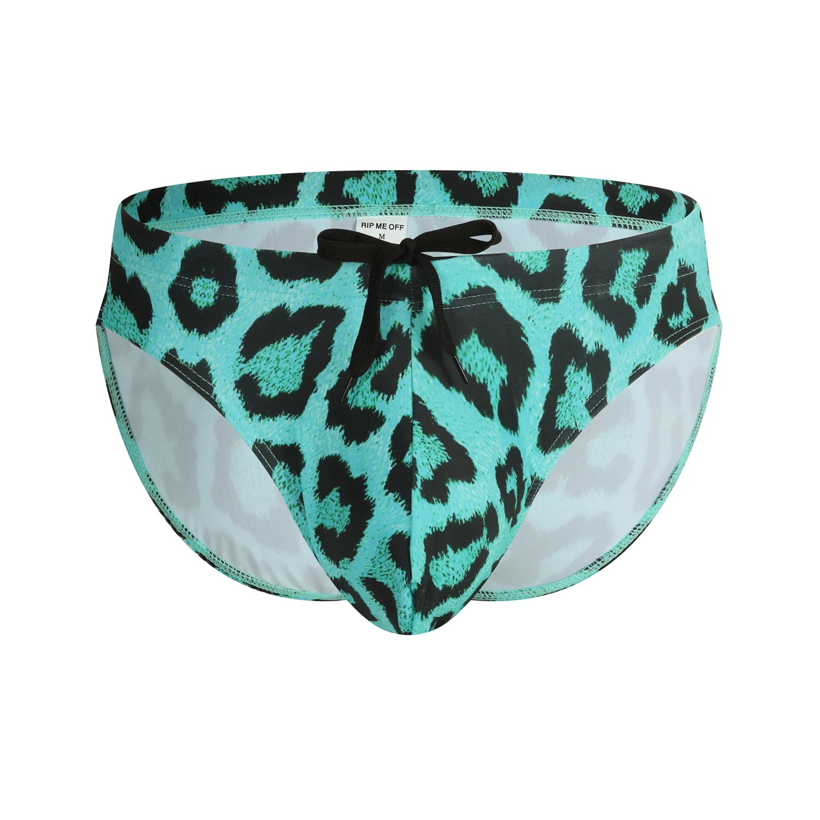 Sexy Swimwear Men Bikini Leopard Totem Swim Briefs Trunks Swimsuit Beach Shorts Bulge Pouch Swimming Bathing Suit Swimsuits