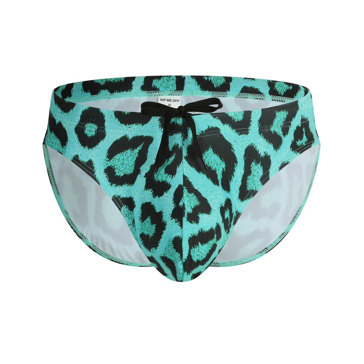 Sexy Swimwear Men Bikini Leopard Totem Swim Briefs Trunks Swimsuit Beach Shorts Bulge Pouch Swimming Bathing Suit Swimsuits