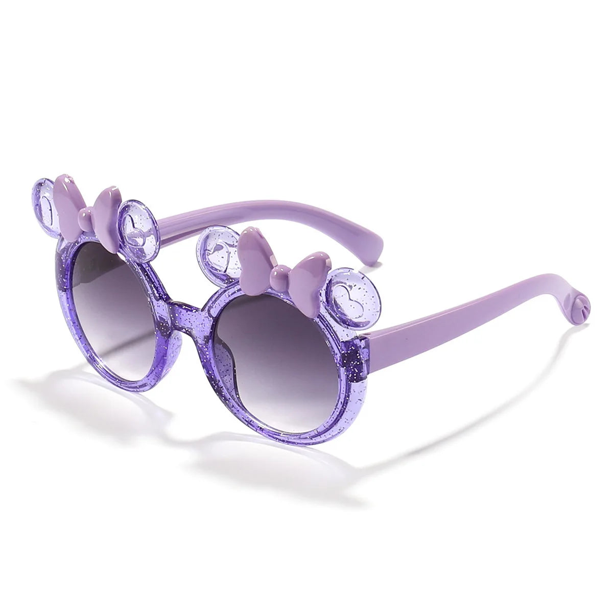 2025 Cartoon Cute Photo Concave Shaped Glasses Children's Bow Candy Colored Sunglasses For Girls, Trendy Sunglasses,