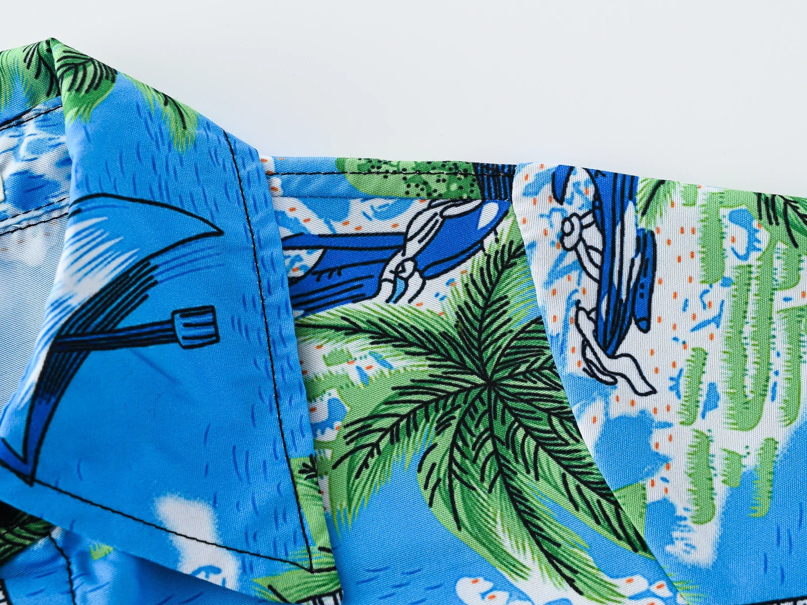 Cool Cozy Summer Coconut Palm Beach Shirts for Boys and Girls