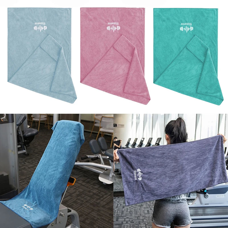 Microfiber Fast Drying Cooling Towel Beach Running Body Non-slip Sports Sweat Gym Yoga Exercise Swimming Fitness Towel 40*95cm