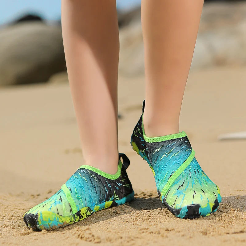 Children Outdoor Water Shoes Barefoot Aqua Five Fingers Sock Swimming Breathable Hiking Wading Beach Outdoor Upstream Sneakers